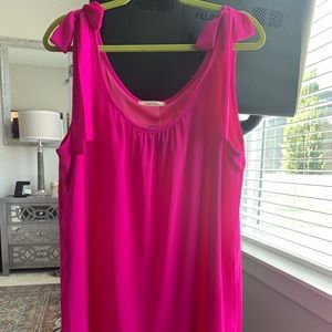 Hot pink dress